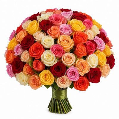 Акция! Розы Микс 101 шт.